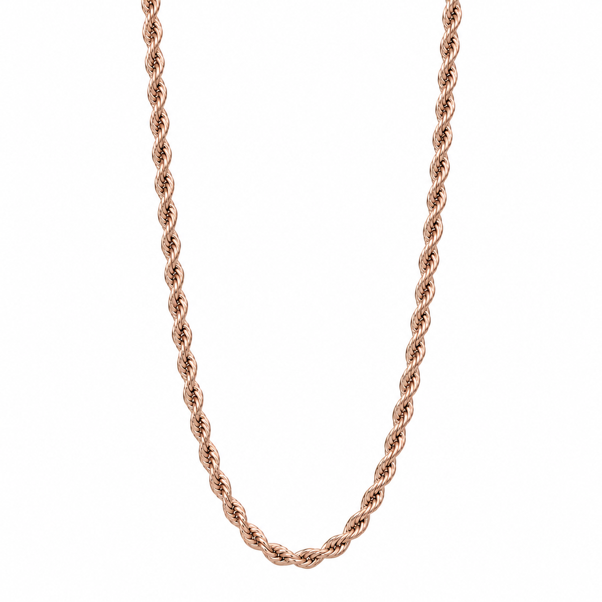 Rope Chain Necklace - Rose